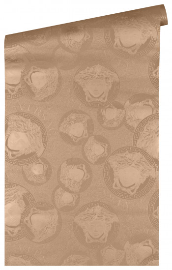 VERSACE Wallpaper "Medusa Amplified" rosé gold 38461-2
