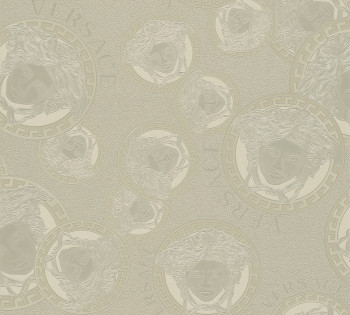 VERSACE Wallpaper "Medusa Amplified" silber 38461-3