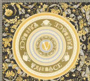 VERSACE Wallpaper "Virtus" schwarz braun gold 38705-5