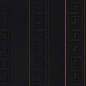 VERSACE Wallpaper "Greek" schwarz gold 93524-4