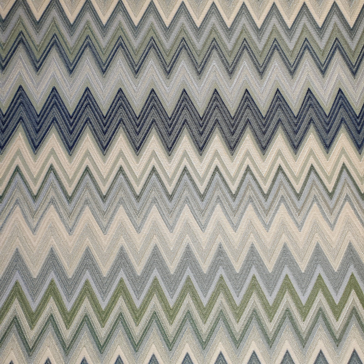 MISSONI Home Zig Zag Multicolore Tapete blau grün