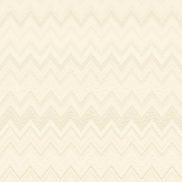 MISSONI Home Happy Zig Zag Tapete Vlies beige