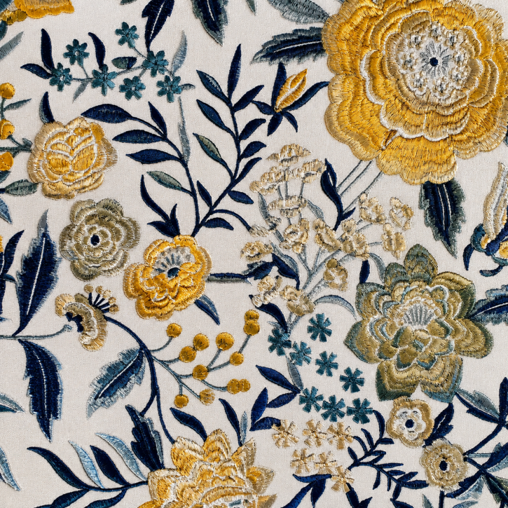 MISSONI Home Oriental Garden Mural metallic grün goldgelb