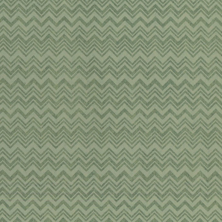 MISSONI Home Zig Zag Tapete Vlies sand braun grün